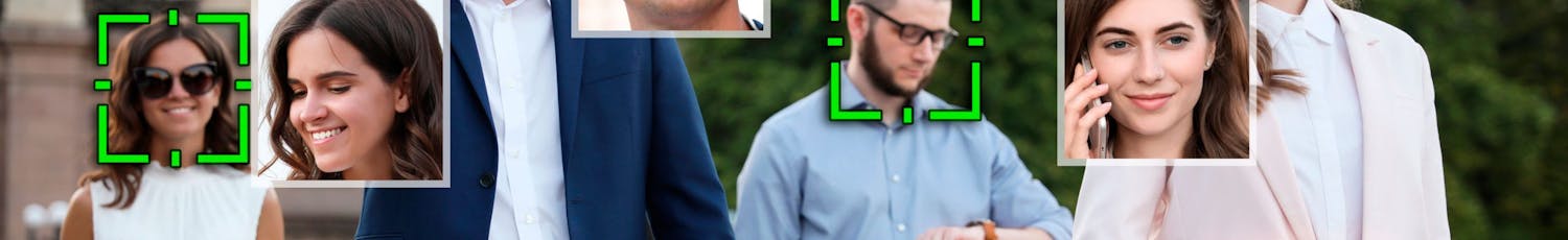 Tekoälypohjainen kasvontunnistus automaattitarkennuksessa. Tekoälypohjainen kasvontunnistus automaattitarkennuksessa.